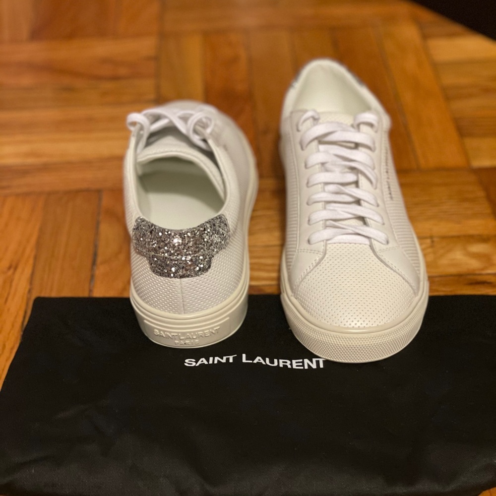 Saint Laurent Andy Leather & crystal